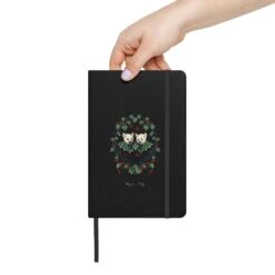Ivy League Hardcover Notebook -Rogue & Wolf Shop hardcover bound notebook black front 657991c0a761e