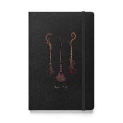 Witches' Broomsticks Hardcover Notebook