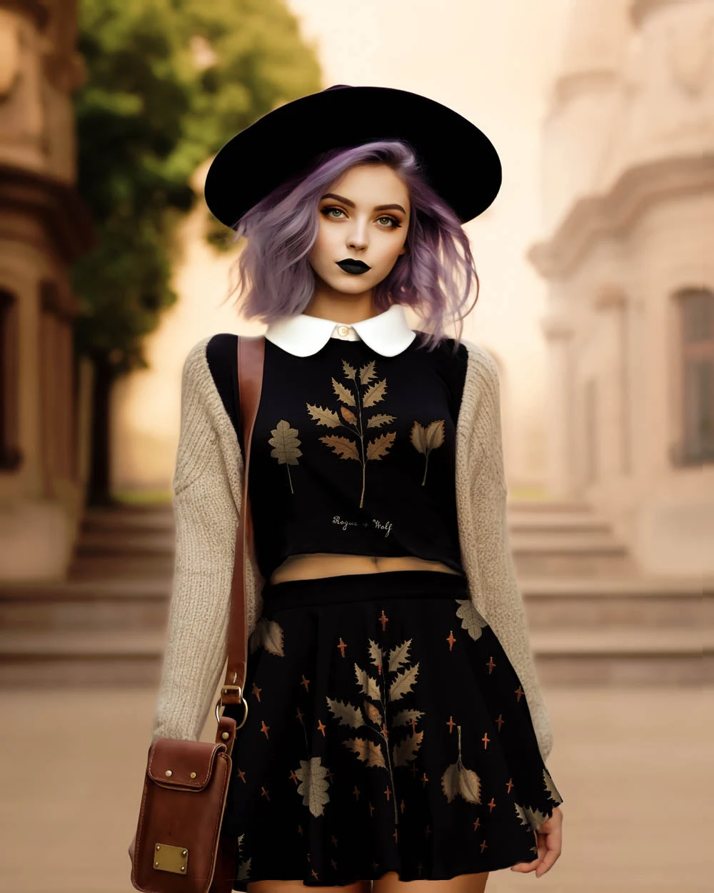 Autumn Memoir Short Sleeve Crop Top 6 Autumn Memoir Short Sleeve Crop Top - Image 4