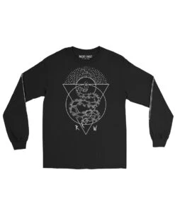 Rebirth Long Sleeve Tee -Rogue & Wolf Shop mens long sleeve shirt black front 648ac0bb9c502copy