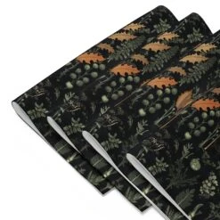 Autumn Memoir Placemat Set -Rogue & Wolf Shop placemat set 4 white front 65795b0e25f74