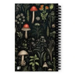 Foraging Spiral Notebook -Rogue & Wolf Shop spiral notebook white back 657993f5adf66