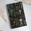 Foraging Spiral Notebook -Rogue & Wolf Shop spiral notebook white front 657996dd7d0a6