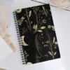 Twilight Garden Spiral Notebook -Rogue & Wolf Shop spiral notebook white front 657997b35591b