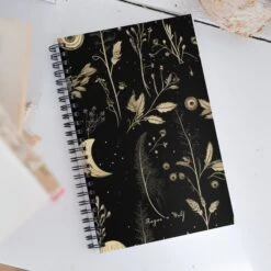 Twilight Garden Spiral Notebook
