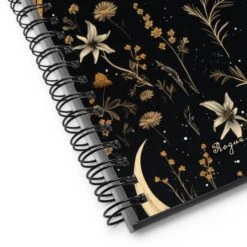 Moonlit Botanica Spiral Notebook -Rogue & Wolf Shop spiral notebook white product detail 2 6579971ea4662