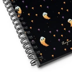Stargazin’ Spectres Spiral Notebook -Rogue & Wolf Shop spiral notebook white product detail 2 657997889365b
