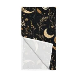 Moonlit Botanica Table Runner -Rogue & Wolf Shop table runner white front 657963ed60bda