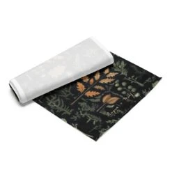 Autumn Memoir Table Runner -Rogue & Wolf Shop table runner white front 65796406cce4e