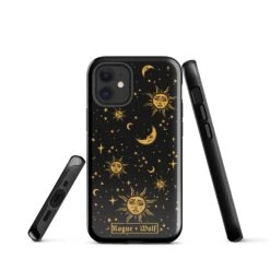 Celestial Tough Phone Case For IPhone -Rogue & Wolf Shop tough case for iphone glossy iphone 12 mini front 652667cb3bd97
