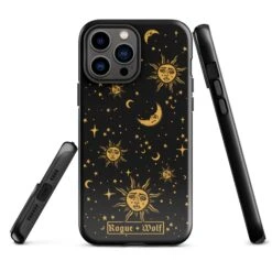Celestial Tough Phone Case For IPhone -Rogue & Wolf Shop tough case for iphone glossy iphone 13 pro max front 652667cb3c005