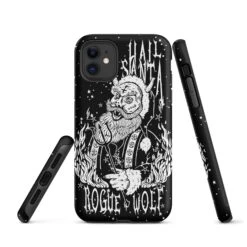 Hail Santa Tough Phone Case For IPhone -Rogue & Wolf Shop tough case for iphone matte iphone 11 front 65256de6a528c