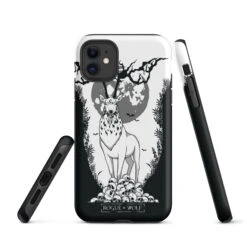 Stag Guardian Tough Phone Case For IPhone -Rogue & Wolf Shop tough case for iphone matte iphone 11 front 65265d3ea0939