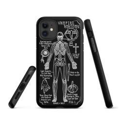 Vampire Anatomy Tough Phone Case For IPhone -Rogue & Wolf Shop tough case for iphone matte iphone 11 front 65265fc3e7413
