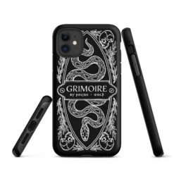 Grimoire Tough Phone Case For IPhone -Rogue & Wolf Shop tough case for iphone matte iphone 11 front 6526640f03daf