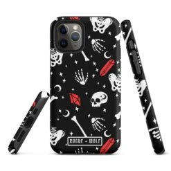 Skulls & Crystals Tough Phone Case For IPhone -Rogue & Wolf Shop tough case for iphone matte iphone 11 pro front 65265e450dbcd
