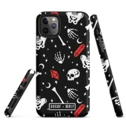Skulls & Crystals Tough Phone Case For IPhone -Rogue & Wolf Shop tough case for iphone matte iphone 11 pro max front 65265e450dc27