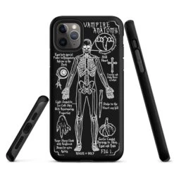 Vampire Anatomy Tough Phone Case For IPhone -Rogue & Wolf Shop tough case for iphone matte iphone 11 pro max front 65265fc3e74f1