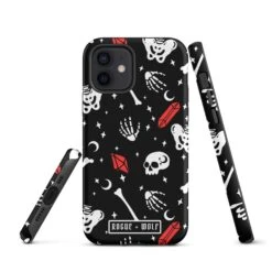 Skulls & Crystals Tough Phone Case For IPhone -Rogue & Wolf Shop tough case for iphone matte iphone 12 front 65265e450dcd0