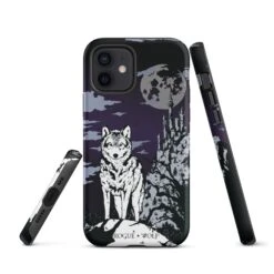 Castle Whitewolf Tough Phone Case For IPhone -Rogue & Wolf Shop tough case for iphone matte iphone 12 front 65265ea3df1e5