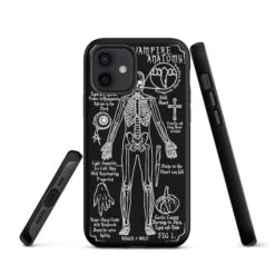 Vampire Anatomy Tough Phone Case For IPhone -Rogue & Wolf Shop tough case for iphone matte iphone 12 front 65265fc3e75dc