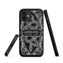 Grimoire Tough Phone Case For IPhone -Rogue & Wolf Shop tough case for iphone matte iphone 12 front 6526640f03f52