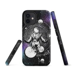 Cosmic Explorer Tough Phone Case For IPhone -Rogue & Wolf Shop tough case for iphone matte iphone 12 front 6538d65e188b8