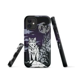 Castle Whitewolf Tough Phone Case For IPhone -Rogue & Wolf Shop tough case for iphone matte iphone 12 mini front 65265ea3df196