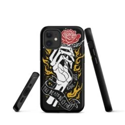 Till Death Do Us Part Tough Phone Case For IPhone -Rogue & Wolf Shop tough case for iphone matte iphone 12 mini front 65266683a86c9
