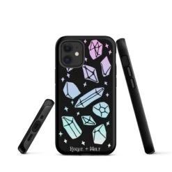 Divination Crystals Tough Phone Case For IPhone -Rogue & Wolf Shop tough case for iphone matte iphone 12 mini front 65266c56ba1e2
