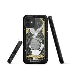 Judgement Tarot Tough Phone Case For IPhone -Rogue & Wolf Shop tough case for iphone matte iphone 12 mini front 65266fcdbabdd