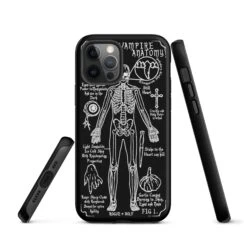 Vampire Anatomy Tough Phone Case For IPhone -Rogue & Wolf Shop tough case for iphone matte iphone 12 pro front 65265fc3e5dfa