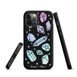 Divination Crystals Tough Phone Case For IPhone -Rogue & Wolf Shop tough case for iphone matte iphone 12 pro front 65266c56ba285