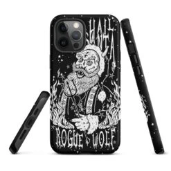 Hail Santa Tough Phone Case For IPhone -Rogue & Wolf Shop tough case for iphone matte iphone 12 pro max front 65256de6a5645