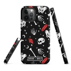 Skulls & Crystals Tough Phone Case For IPhone -Rogue & Wolf Shop tough case for iphone matte iphone 12 pro max front 65265e450dd77