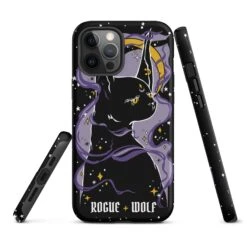 Witch Kitten Tough Phone Case For IPhone -Rogue & Wolf Shop tough case for iphone matte iphone 12 pro max front 6526607acd447