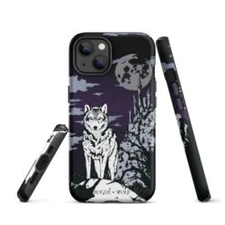 Castle Whitewolf Tough Phone Case For IPhone -Rogue & Wolf Shop tough case for iphone matte iphone 13 front 65265ea3df32b