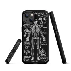 Vampire Anatomy Tough Phone Case For IPhone -Rogue & Wolf Shop tough case for iphone matte iphone 13 front 65265fc3e77c3