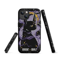 Witch Kitten Tough Phone Case For IPhone -Rogue & Wolf Shop tough case for iphone matte iphone 13 front 6526607acd4f8