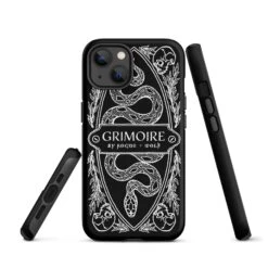 Grimoire Tough Phone Case For IPhone -Rogue & Wolf Shop tough case for iphone matte iphone 13 front 6526640f04091