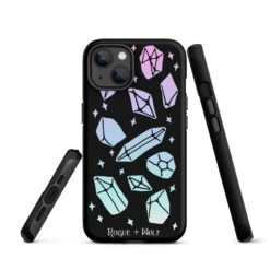 Divination Crystals Tough Phone Case For IPhone -Rogue & Wolf Shop tough case for iphone matte iphone 13 front 65266c56ba371