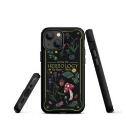 Book Of Herbology Tough Phone Case For IPhone 32 Book Of Herbology Tough Phone Case For IPhone -Rogue & Wolf Shop tough case for iphone matte iphone 13 mini front 652513ad621e6