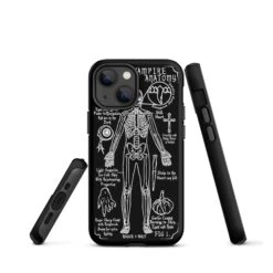 Vampire Anatomy Tough Phone Case For IPhone -Rogue & Wolf Shop tough case for iphone matte iphone 13 mini front 65265fc3e7719