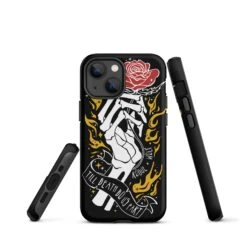 Till Death Do Us Part Tough Phone Case For IPhone -Rogue & Wolf Shop tough case for iphone matte iphone 13 mini front 65266683a887c