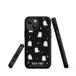 Ghost Party Tough Phone Case For IPhone -Rogue & Wolf Shop tough case for iphone matte iphone 13 mini front 6526685751356