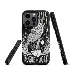Hail Santa Tough Phone Case For IPhone -Rogue & Wolf Shop tough case for iphone matte iphone 13 pro front 65256de6a57f5