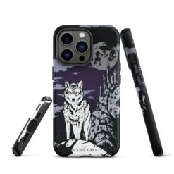 Castle Whitewolf Tough Phone Case For IPhone -Rogue & Wolf Shop tough case for iphone matte iphone 13 pro front 65265ea3df377