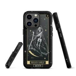 Death Tarot [Phones] Tough Phone Case For IPhone -Rogue & Wolf Shop tough case for iphone matte iphone 13 pro front 652670b13d6fe