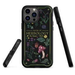Book Of Herbology Tough Phone Case For IPhone 35 Book Of Herbology Tough Phone Case For IPhone -Rogue & Wolf Shop tough case for iphone matte iphone 13 pro max front 652513ad6231a
