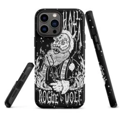 Hail Santa Tough Phone Case For IPhone -Rogue & Wolf Shop tough case for iphone matte iphone 13 pro max front 65256de6a5883